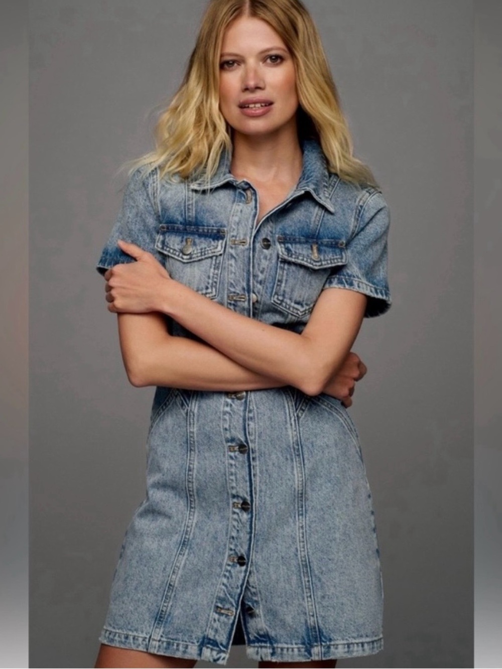 Pilcro Light Blue Denim Jacket